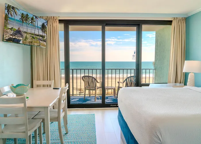Direct Oceanfront 1 Bedroom Suite! Schooner At Compass Cove 335- Sleeps 4! Myrtle Beach