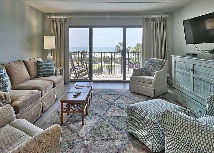 Cabana One Unit 302 - 3Rd Floor Oceanfront Condo - Sleeps 6! 2 Bed, 2 Bath Myrtle Beach